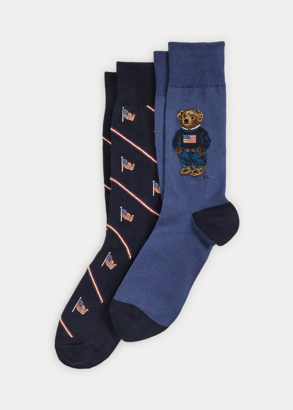 Polo Bear Trouser Sock 2-Pack